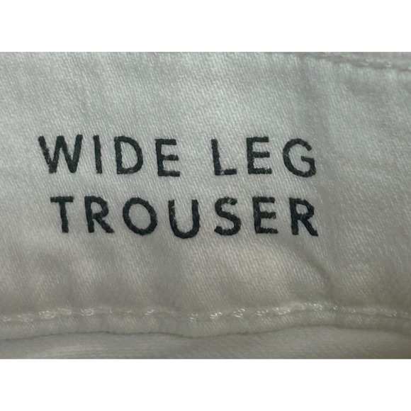 J Crew Jeans Womens 24 White Actual 24X31 Hi Rise Stretch Wide Leg Trousers NWT - Picture 6 of 9